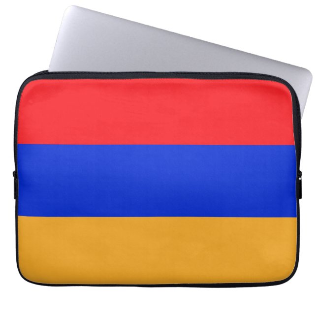 Armenia flag laptop sleeve (Front)