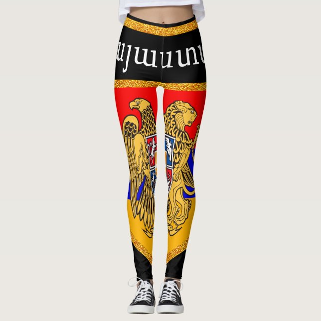 Armenia Flag Leggings (Front)