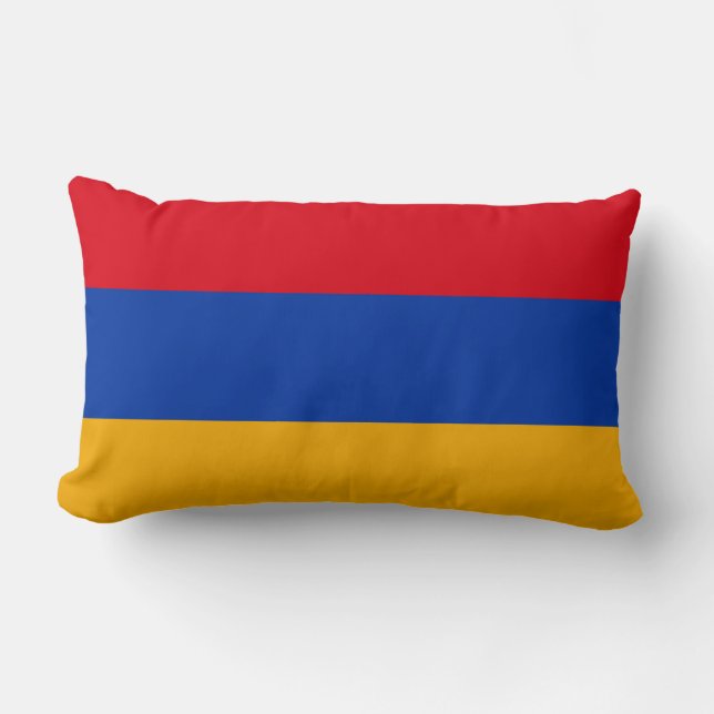 Armenia Flag Lumbar Cushion (Front)