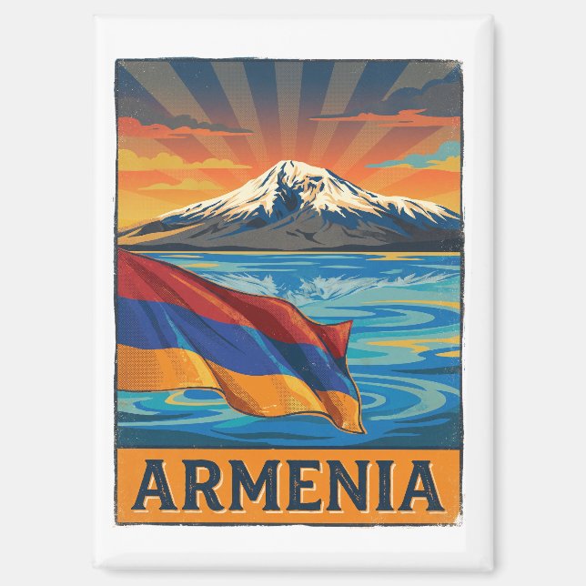 Armenia Flag Magnet (Front)