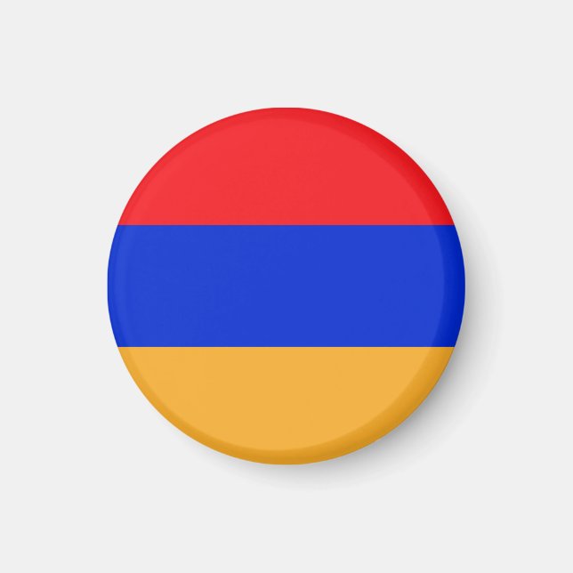 Armenia flag magnet (Front)