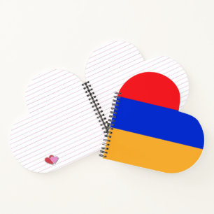 Armenia flag notebook