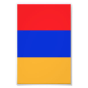 Armenia flag photo print