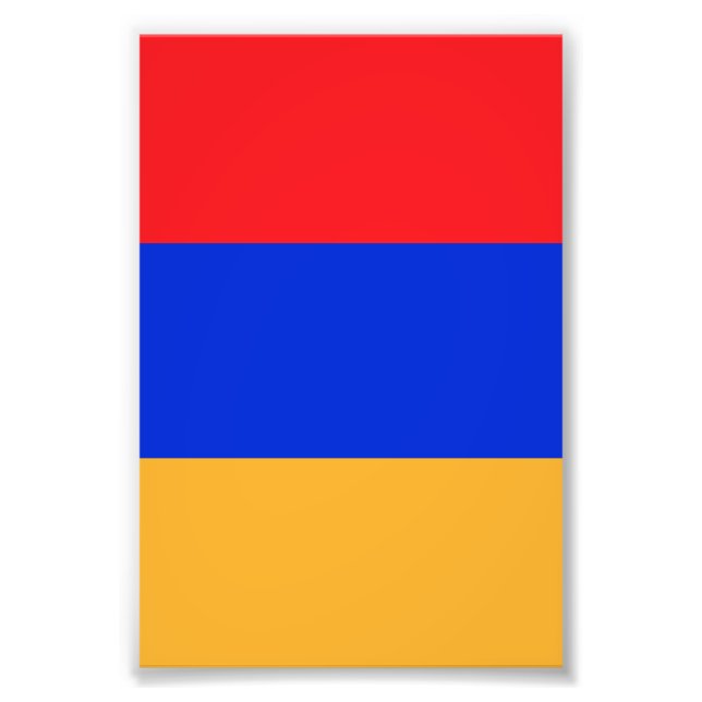Armenia flag photo print (Front)