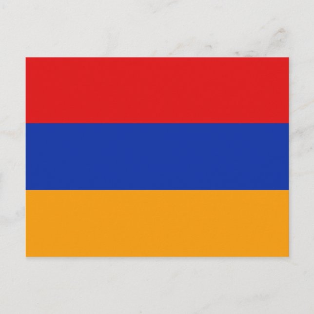 Armenia Flag Postcard (Front)
