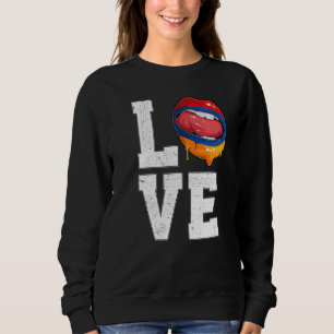 Armenia Flag Soccer Fan Love Armenian Sweatshirt