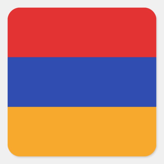 Armenia Flag Sticker (Front)