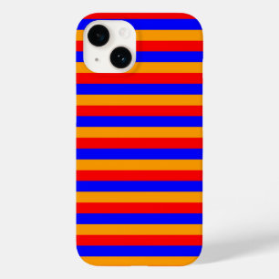 Armenia flag stripes country pattern symbol red bl Case-Mate iPhone 14 case