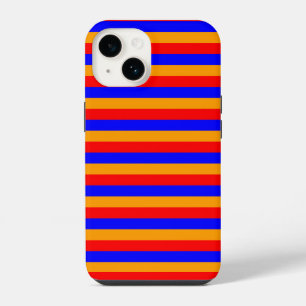 Armenia flag stripes country pattern symbol red bl iPhone 14 case