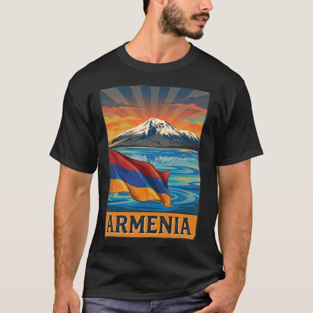 Armenia Flag T-Shirt (Front)