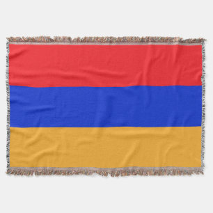 Armenia flag throw blanket
