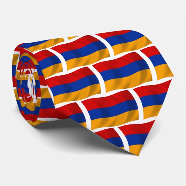 Armenia Flag Tie (Rolled)