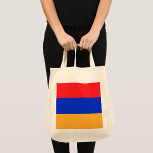 Armenia flag tote bag