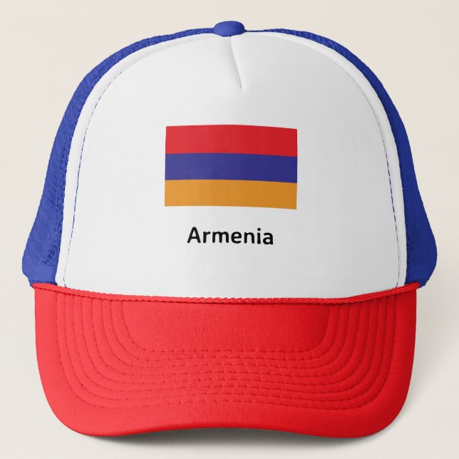 Armenia Flag Trucker Hat (Front)