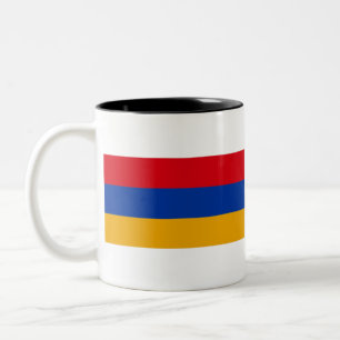 Armenia Flag Two-Tone Coffee Mug