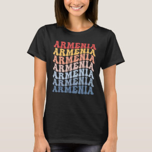 Armenia Groovy Retro Armenian T-Shirt