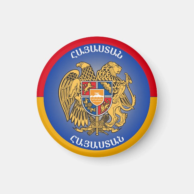 Armenia Heritage Emblem Magnet (Front)