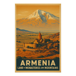 Armenia – Land of Monasteries and Mountains Poster