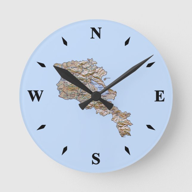 Armenia Map Clock (Front)