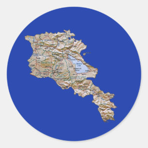 Armenia Map Sticker