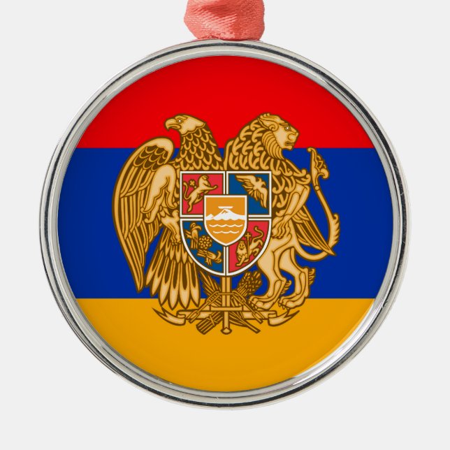 Armenia Metal Ornament (Front)