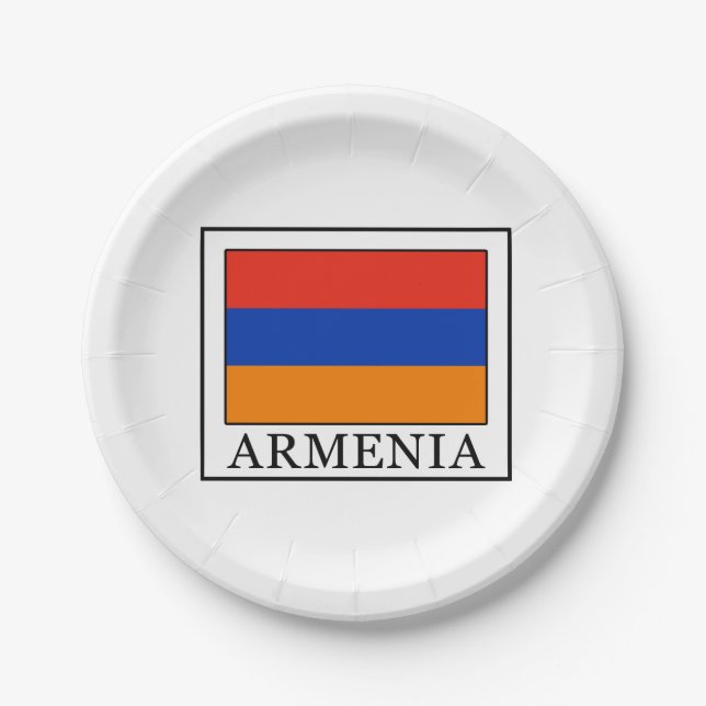 Armenia Paper Plate (Front)