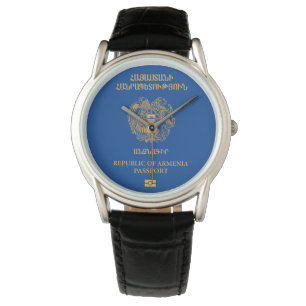 Armenia passport wristwatch