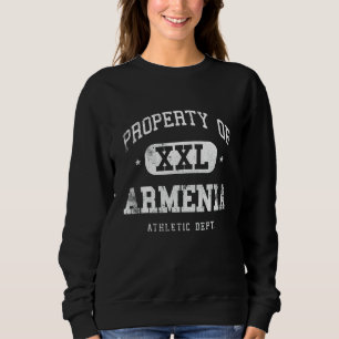 Armenia Property Xxl Sport College Athletic Funny Sweatshirt