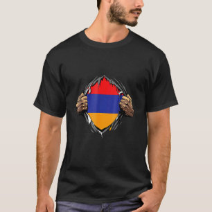Armenia Roots Flag Patriotic Armenia Heritage Mela T-Shirt