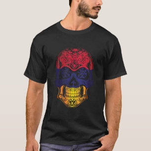 Armenia  Skull And Roses Flag T-Shirt