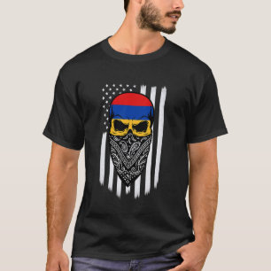 Armenia Skull Bandanna T-Shirt