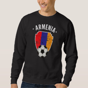 Armenia Soccer Armenia Flag Football Armenian Prid Sweatshirt