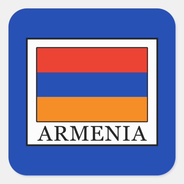 Armenia Square Sticker (Front)