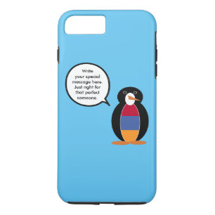 Armenia Talking Ms Penguin Personalised iPhone 8 Plus/7 Plus Case