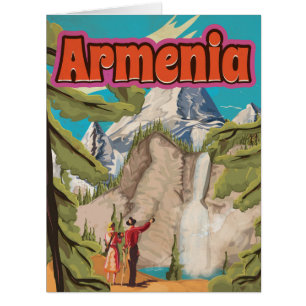 Armenia Vintage Travel Poster
