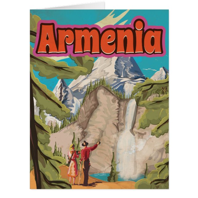 Armenia Vintage Travel Poster (Front)