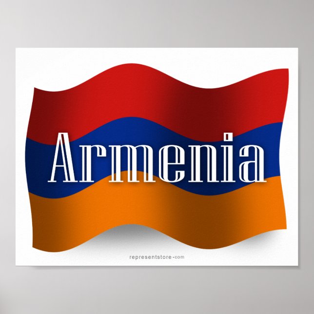 Armenia Waving Flag Poster (Front)