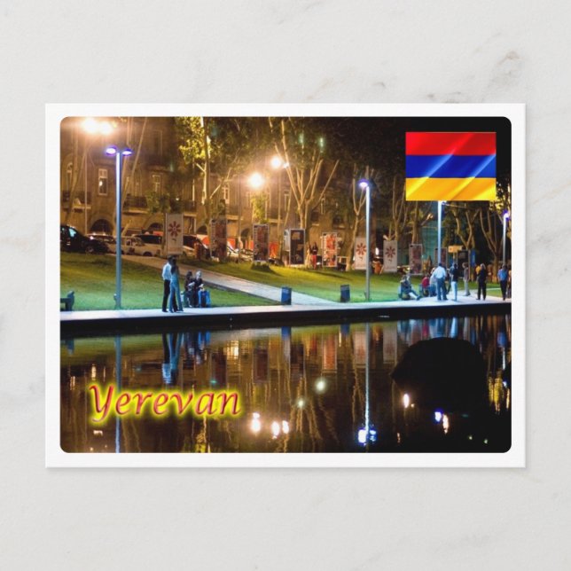 Armenia -  Yerevan - Nightlife - Postcard (Front)