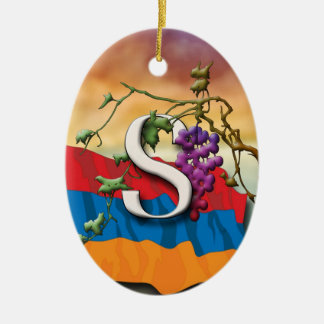 Armenian Alphabet Initials 'Dyun' Ornament