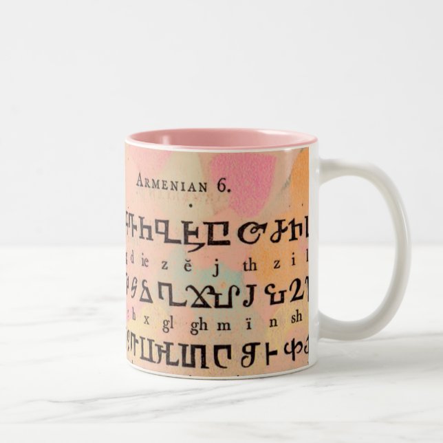 Armenian Alphabet Mug (Right)