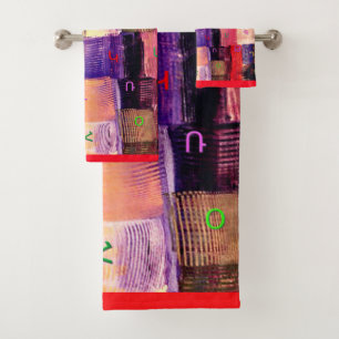 Armenian Alphabet Towel