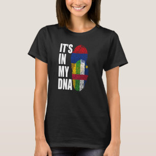 Armenian And Central African Mix DNA Flag Heritage T-Shirt