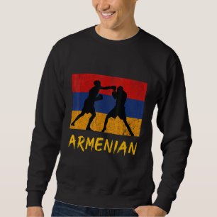 Armenian Boxing Gloves Armenia Pride Men Boy Kids Sweatshirt