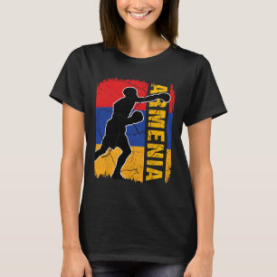 Armenian Boxing Team Armenia Flag Boxing Gloves T-Shirt