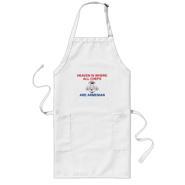 Armenian Chefs Long Apron (Front)