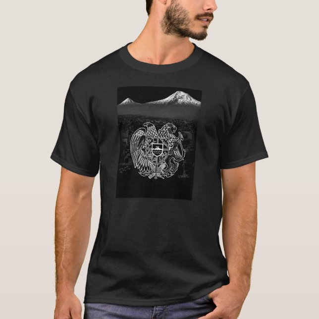 Armenian Coat of Arms Ararat T-Shirt (Front)