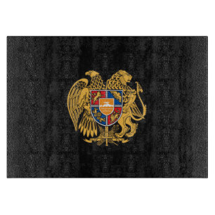 Armenian coat of arms cutting board