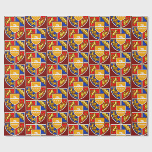 Armenian Coat of Arms Heritage & Symbols Wrapping Paper