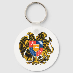 Armenian Coat of Arms Key Ring