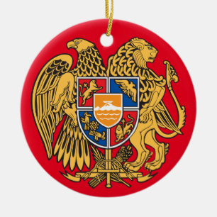 Armenian* Crest Christmas Ornament